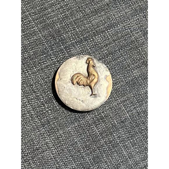 NEW ART BY AMY LABBE rooster mobile phone accessory in butter - Picture 1 of 1